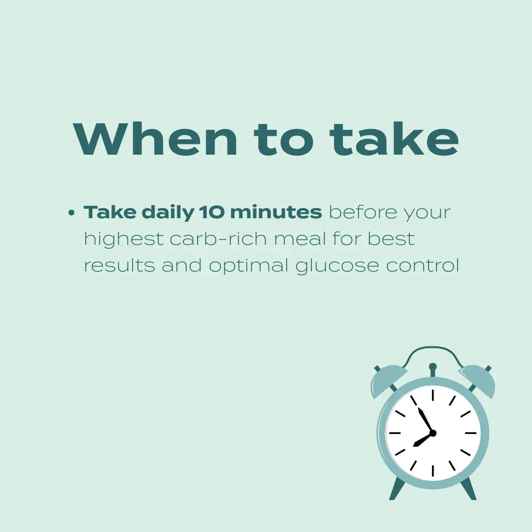 when to take glucose support capsules