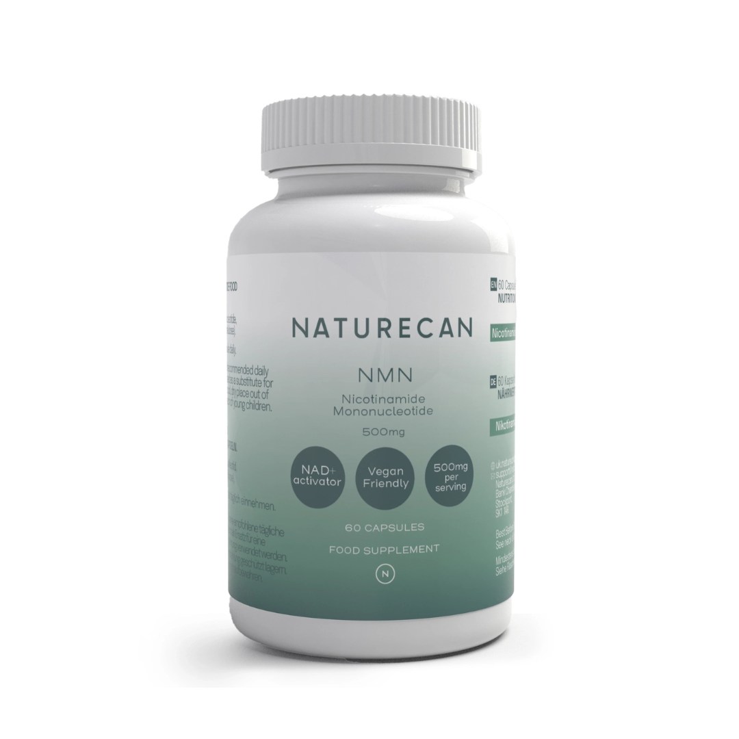 NMN Supplement – 500mg Capsules | 99% Purity