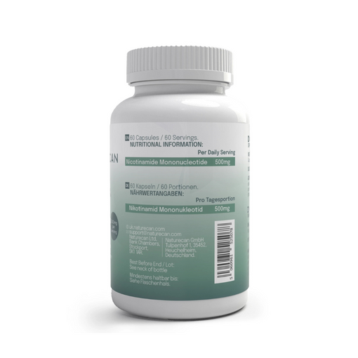 NMN Supplement – 500mg Capsules | 99% Purity
