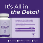 Shilajit Capsules | 600 mg per capsule | With Ashwagandha and Piperine